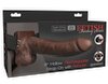 8“ Hollow Rechargeable Strap-on with Remote