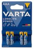 4 stk. VARTA-batterier AAA