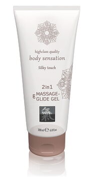 Massage og glide-gel 2in1 Silky Touch
