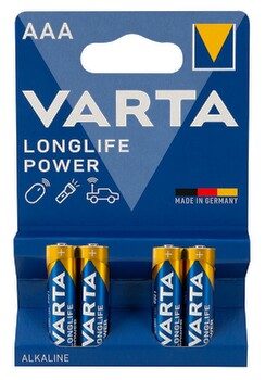 4 stk. VARTA-batterier AAA
