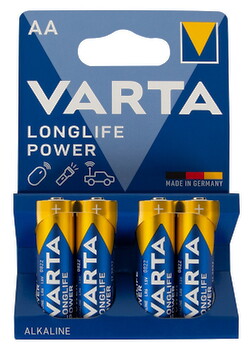4 stk. VARTA-batterier AA