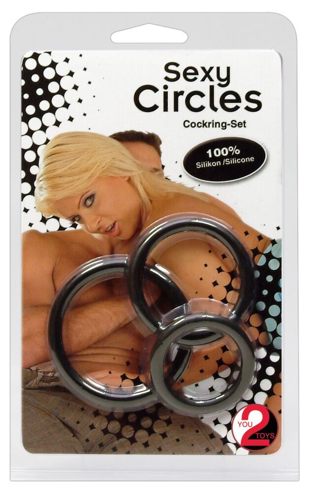 Penisring-sæt "Sexy Circles"