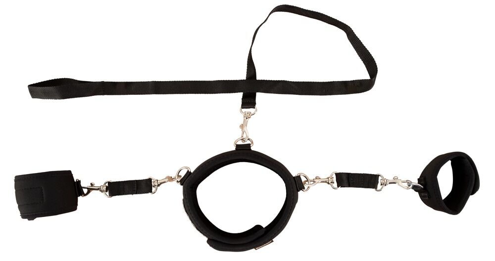 Collar with Cuffs and Leash