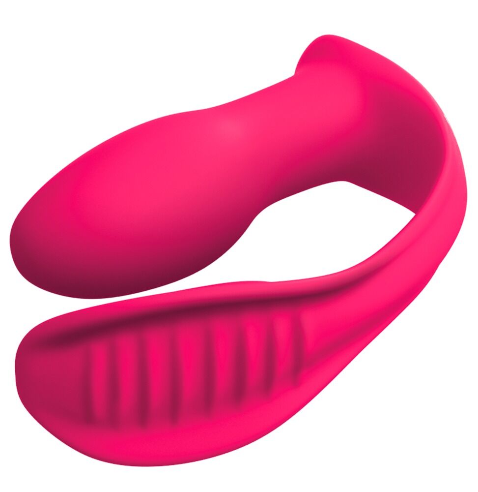 Vibrator med klitorisstimulation "double ecstasy"