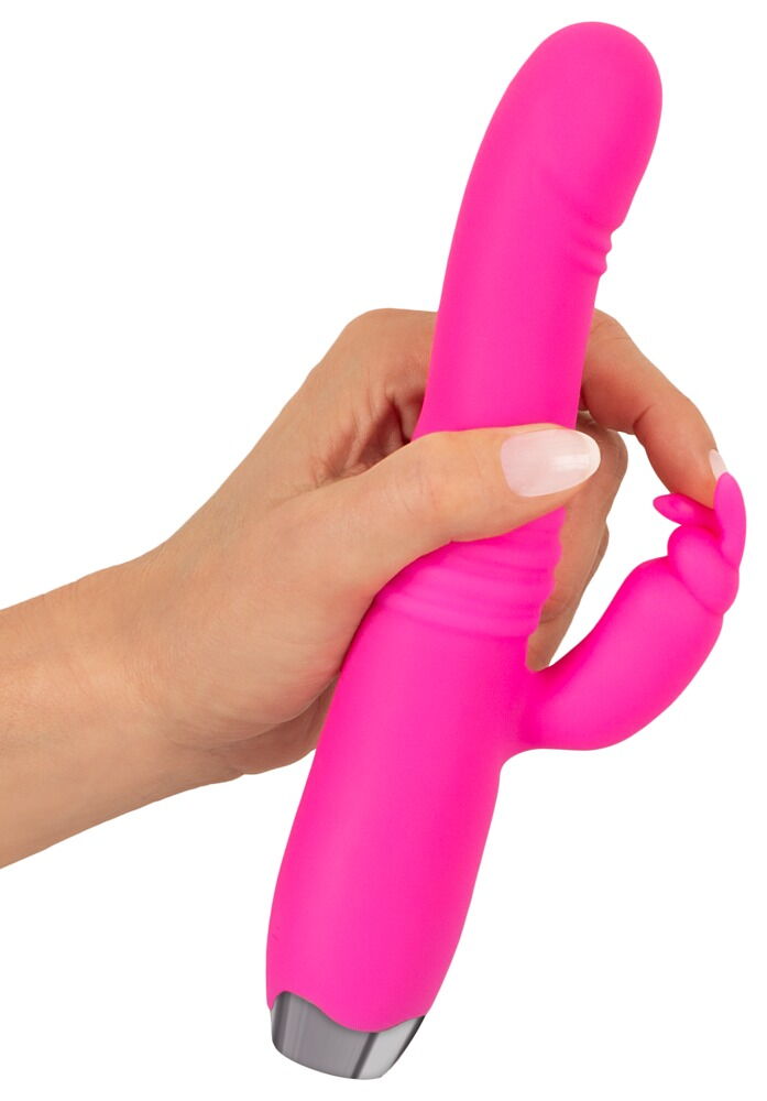 Klitorisvibrator med stødende funktion