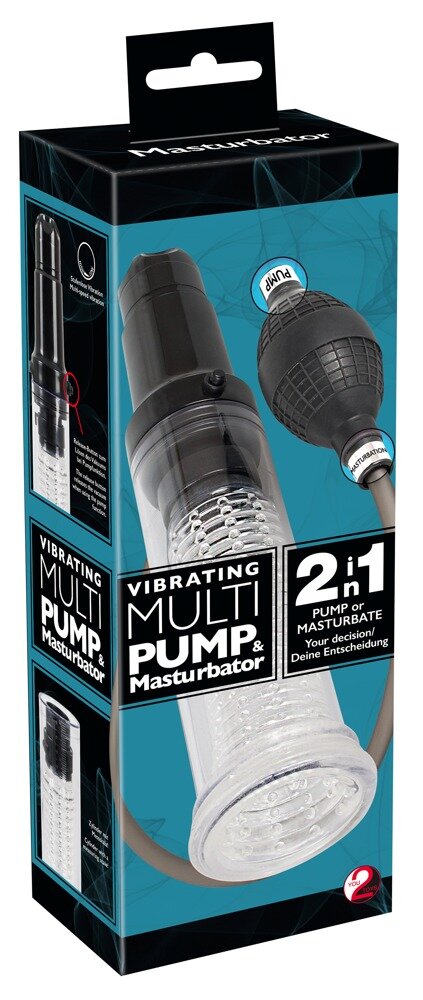 Penispumpe/Masturbator ”Vibrating Multi Pump”